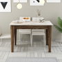 Hanah Home Kiev 506 Mesa de Cocina - Nogal y Blanco